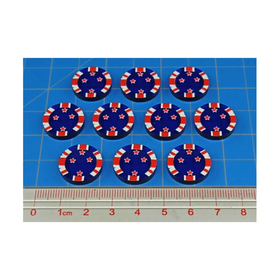 

Премиум-печатные жетоны фракций времен Второй мировой войны — Содружество Новой Зеландии, Token Sets - WWII Factions & Flags
