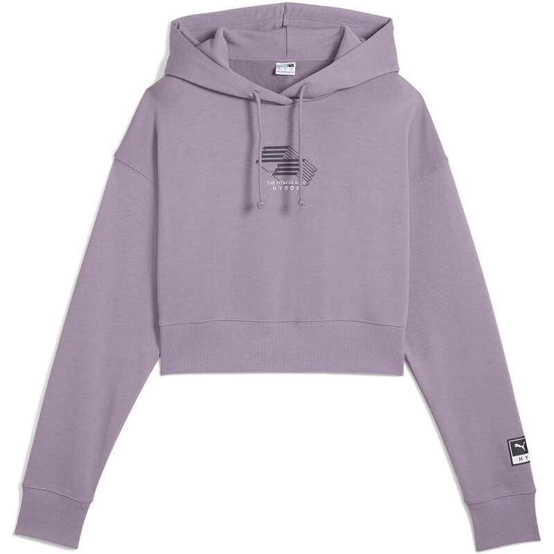 

Kapuzensweat hyrox x cropped hoodi Puma, цвет pale plum
