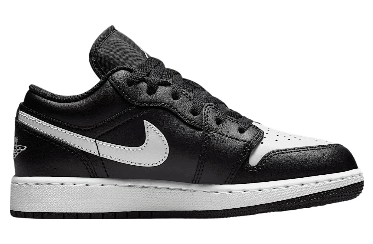 Детские баскетбольные кроссовки для мальчиков Air Jordan 1 Low (GS) NIKE, Black White Summit — фото 3