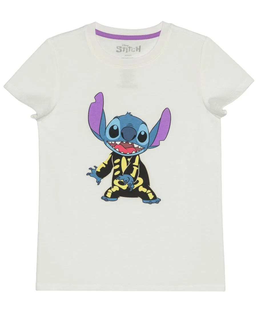 Футболка с принтом Skeleton Stitch Epic Threads, Angel White