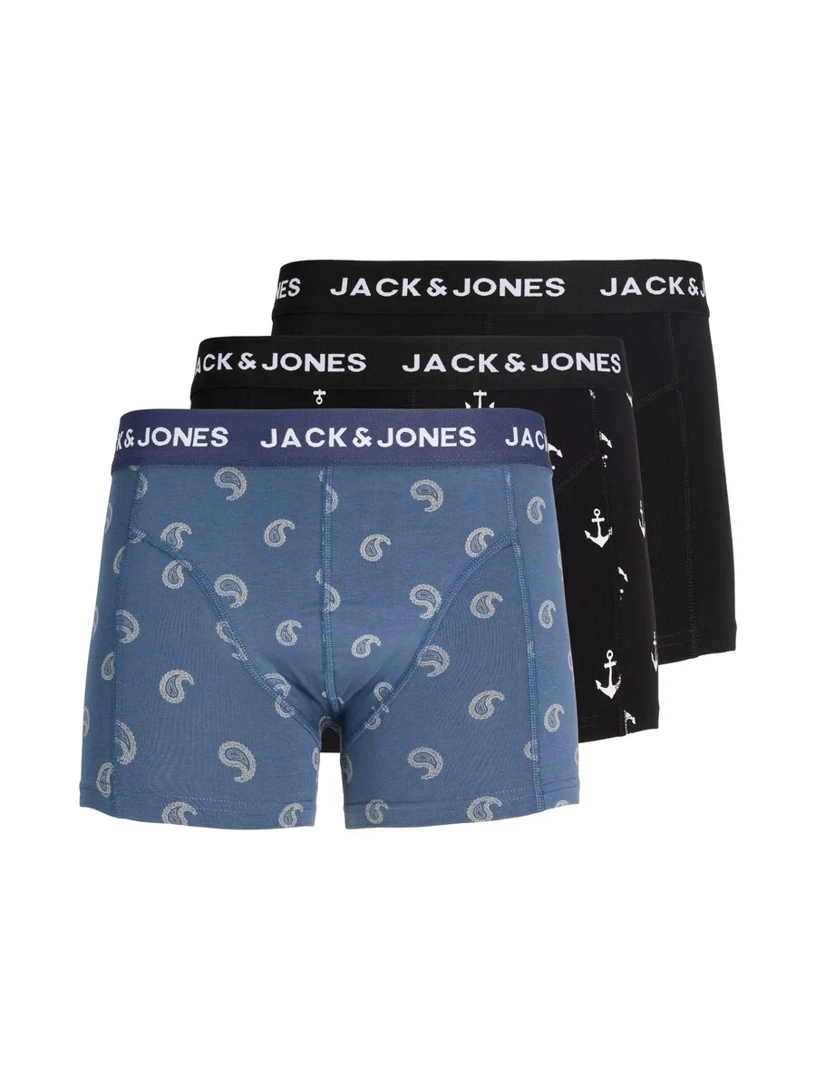 Детские трусы Jack & Jones Junior 'JACCENTRAL' цвета опал, черный