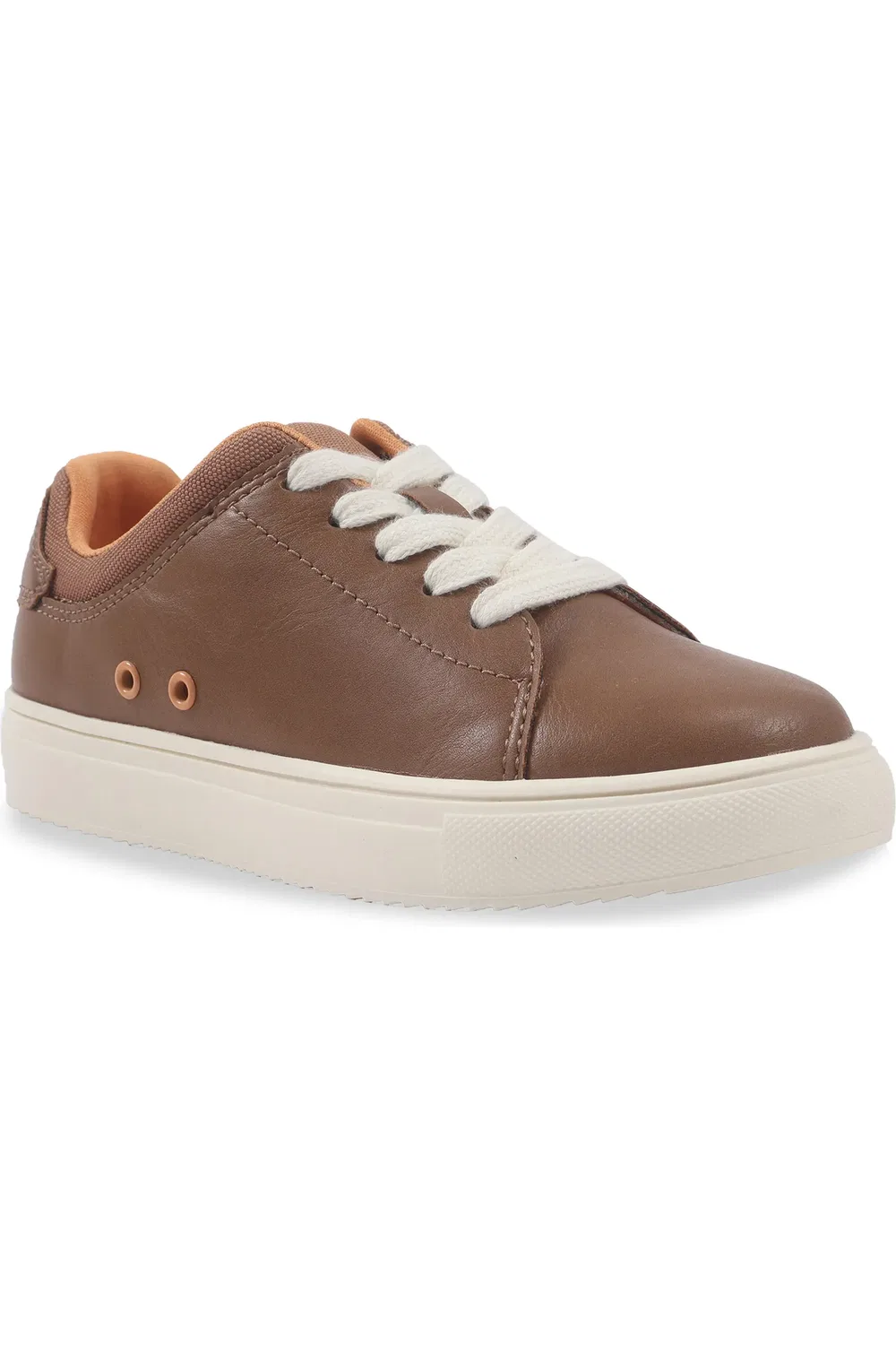 Кроссовки детские на шнуровке Aaron Boaz Kenneth Cole, Cognac