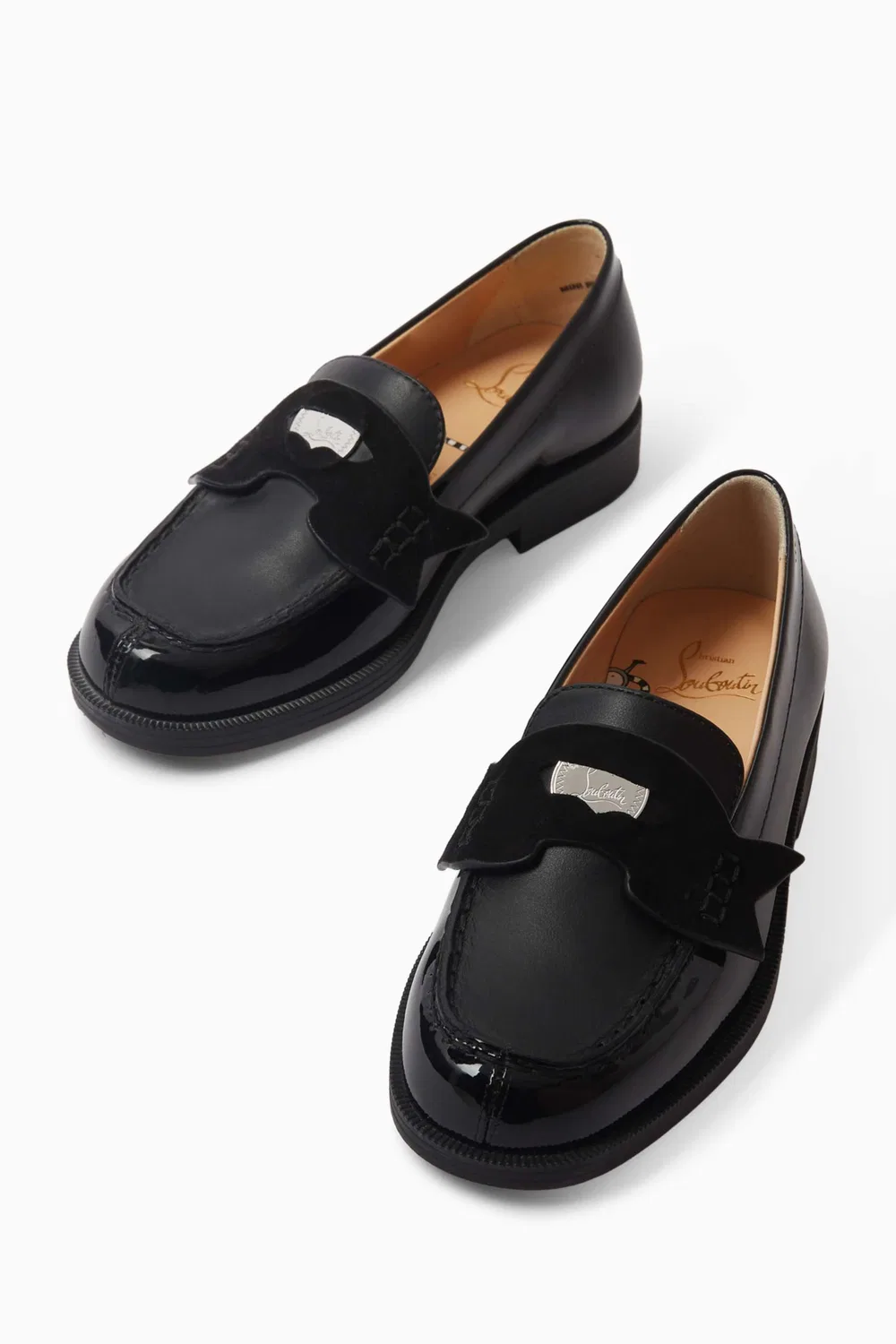 Лоферы кожаные Mini Penny Loafers Christian Louboutin — фото 2