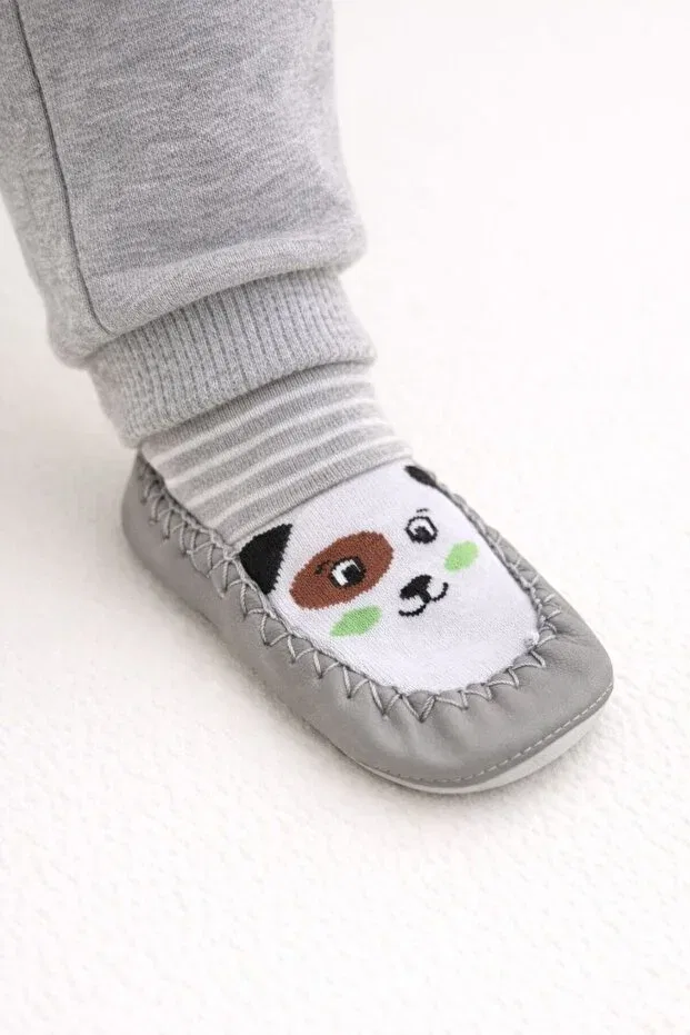 Детские носки-пинетки хлопковые Minissa Baby Kids, Gray