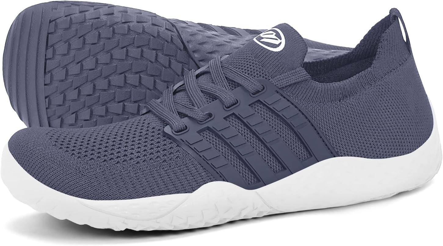 

Женские босоножки с широким носком, нулевая разница высоты, минималистичные кроссовки, повседневная дышащая обувь для ходьбы, для женщин и мужчин Hi-Y2Kgirls, темно-синий