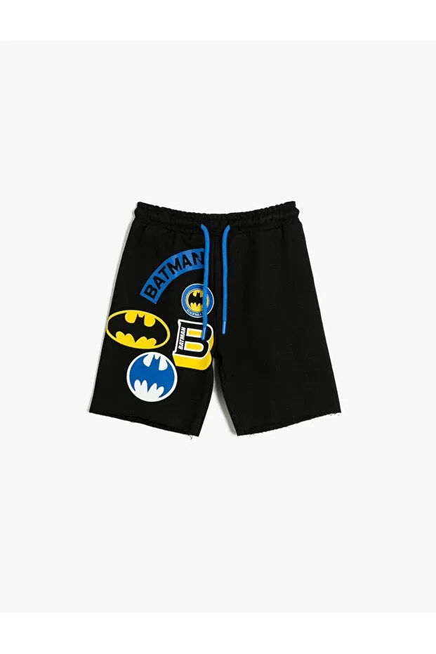 Детские шорты для мальчиков с принтом Batman Koton, Black