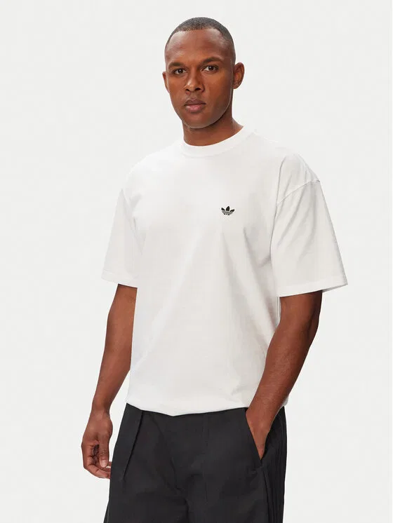 Футболка regular fit Trefoil Essentials LooseI Adidas, белый