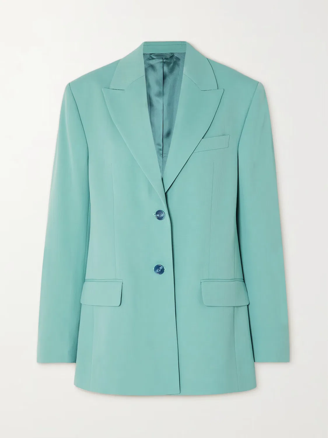 Блейзер Net Sustained из переработанной ткани Grain de Poudre Acne Studios, Turquoise