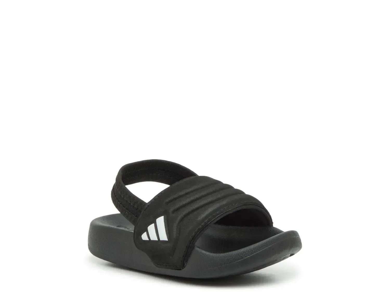 Сандалии с ремешком Adilette Estrap 2.0 adidas, черно-белые