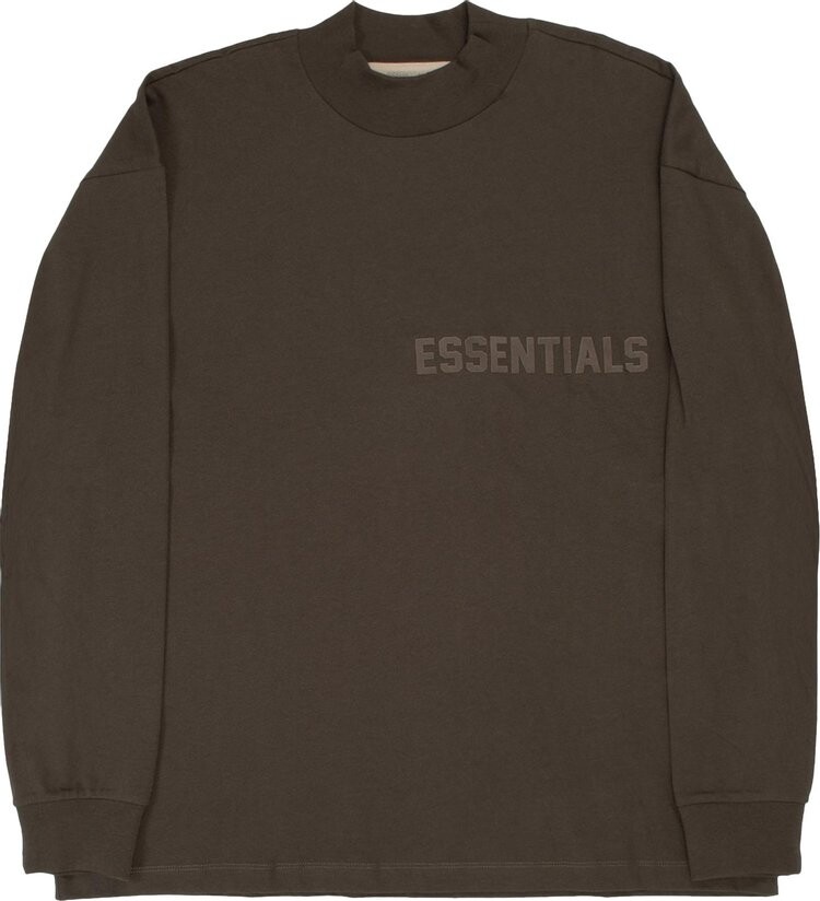 

Лонгслив Fear of God Essentials Long-Sleeve Tee 'Off Black', черный