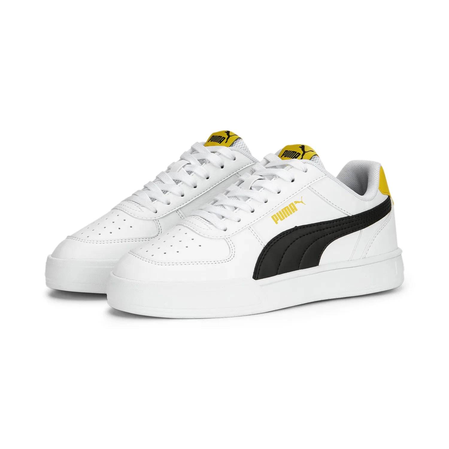 Детские кроссовки для мальчиков с закрытым носком Drift Cat 5 L Sf Kids PUMA PUMA White PUMA Black Yellow — фото 2