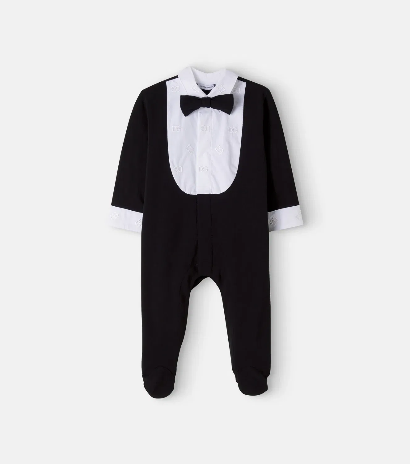 Комбинезон хлопковый Dolce&Gabbana Kids, черный