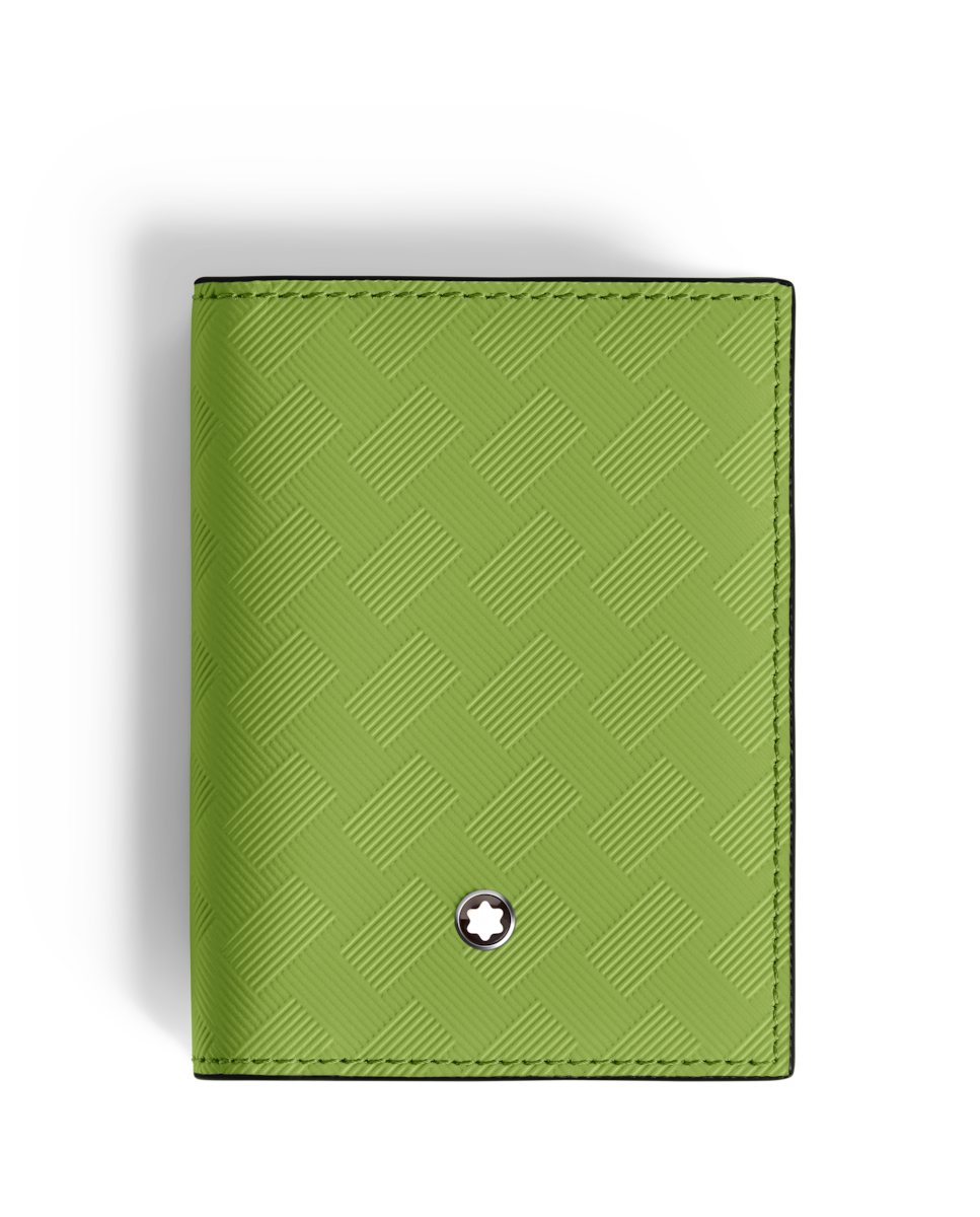 

Кожаный унисекс визитник Montblanc, салатовый