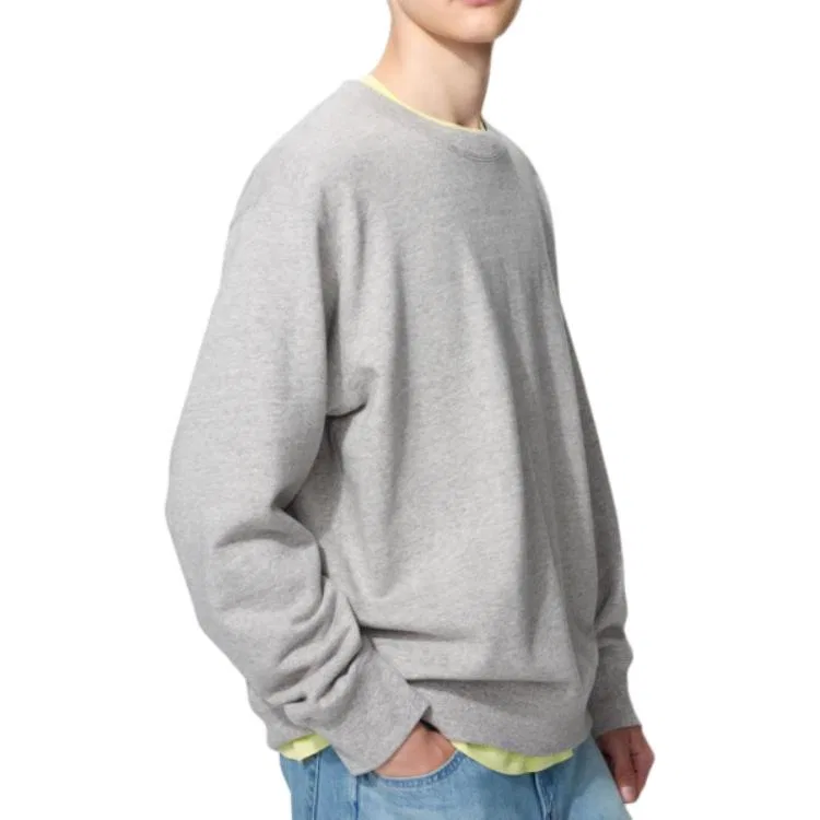 Мужской свитшот с круглым вырезом UNIQLO, 04 Smoke Gray