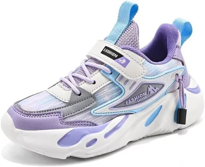Детские кроссовки для девочек с легким верхом Zonkacen, Mesh Purple