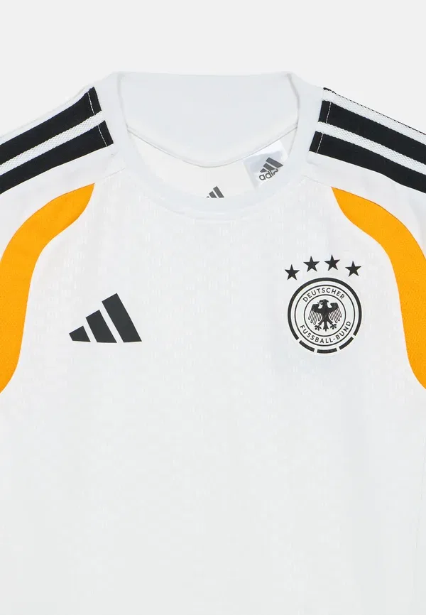 Футболка унисекс для тренировок Germany Tiro Adidas Performance, белый — фото 4