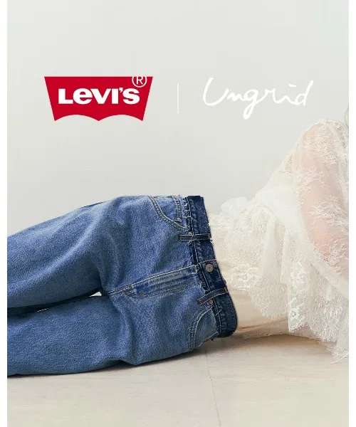 Женские джинсы прямого кроя с ремейком Cinch Wide Leg Remake Denim Levi's, Blue — фото 2