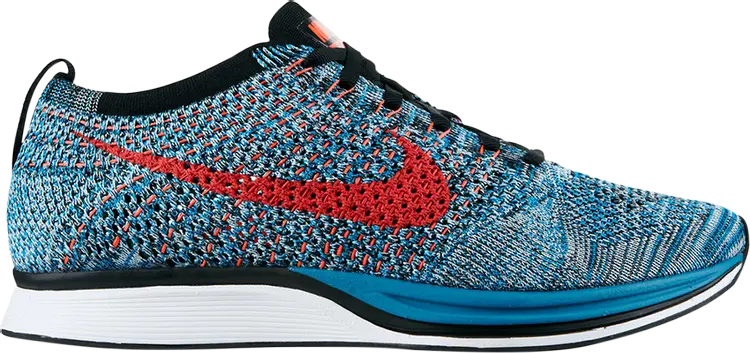 

Кроссовки Nike Flyknit Racer 'Neo Turquoise', многоцветный