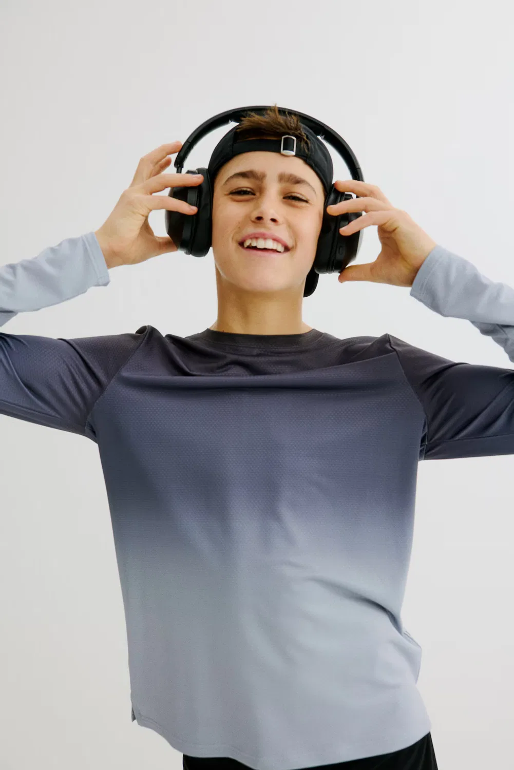 Спортивная рубашка с длинными рукавами и технологией Drymove H&M, Grün/Farbverlauf