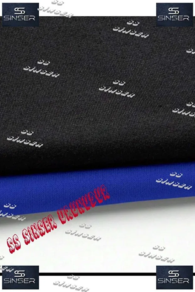Детский спортивный костюм с принтом Kara 3lu Cat Ss Sinser, Blue - Black — фото 3