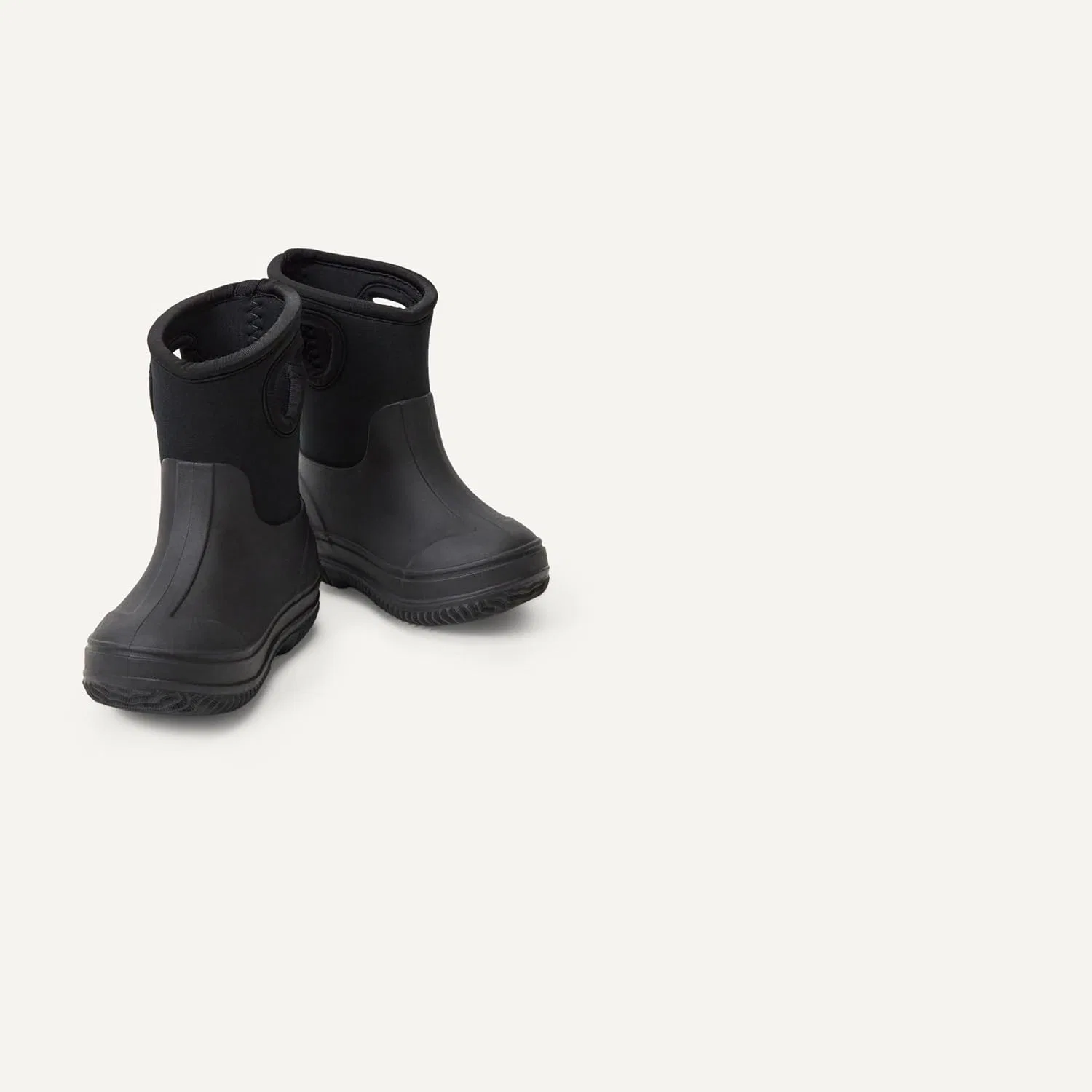 Детские утепленные резиновые сапоги из неопрена Unisex Kids' Insulated Neoprene Rain Boot Amazon Essentials, Black — фото 4