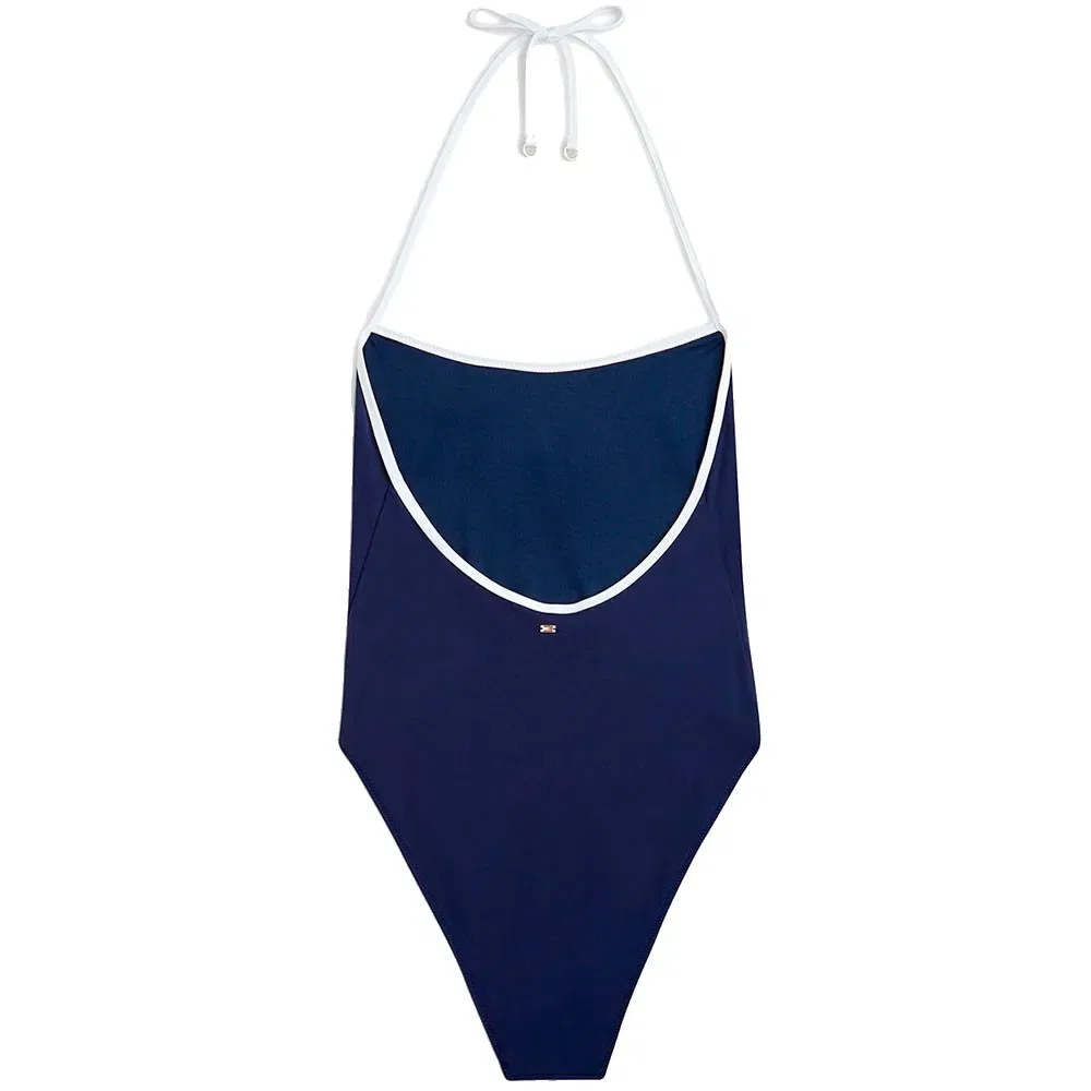 Купальник-бандо Halter Tommy Hilfiger, синий — фото 2