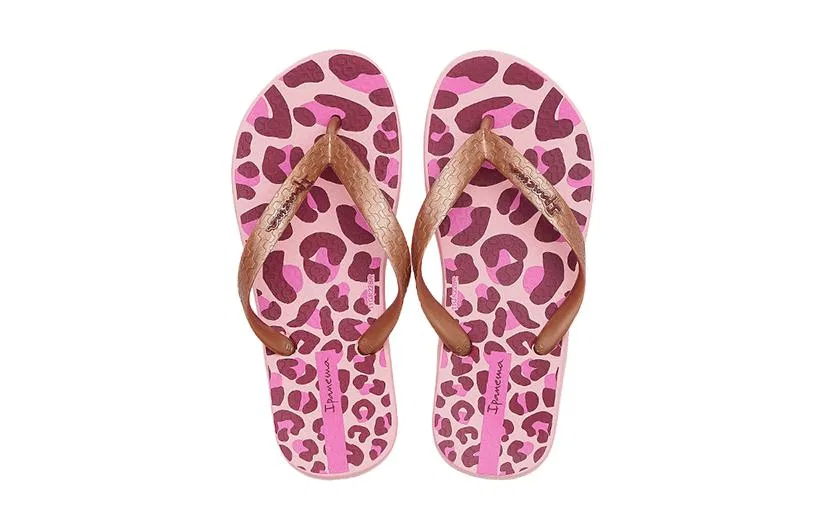 Детские шлепанцы с контрастной подошвой Ipanema, Beige Gold — фото 4