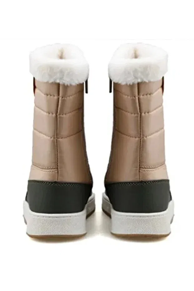Детские снежные ботинки с водоотталкивающим покрытием Generic Brands, Nude Color — фото 4