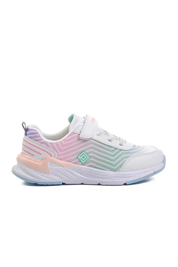 Детские кроссовки для девочек цветные Pepino, White Pink