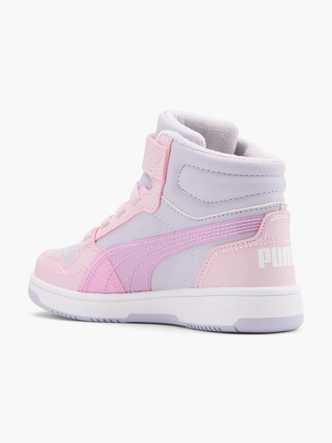 Детские кроссовки высокие Puma, фиолетовый — фото 3
