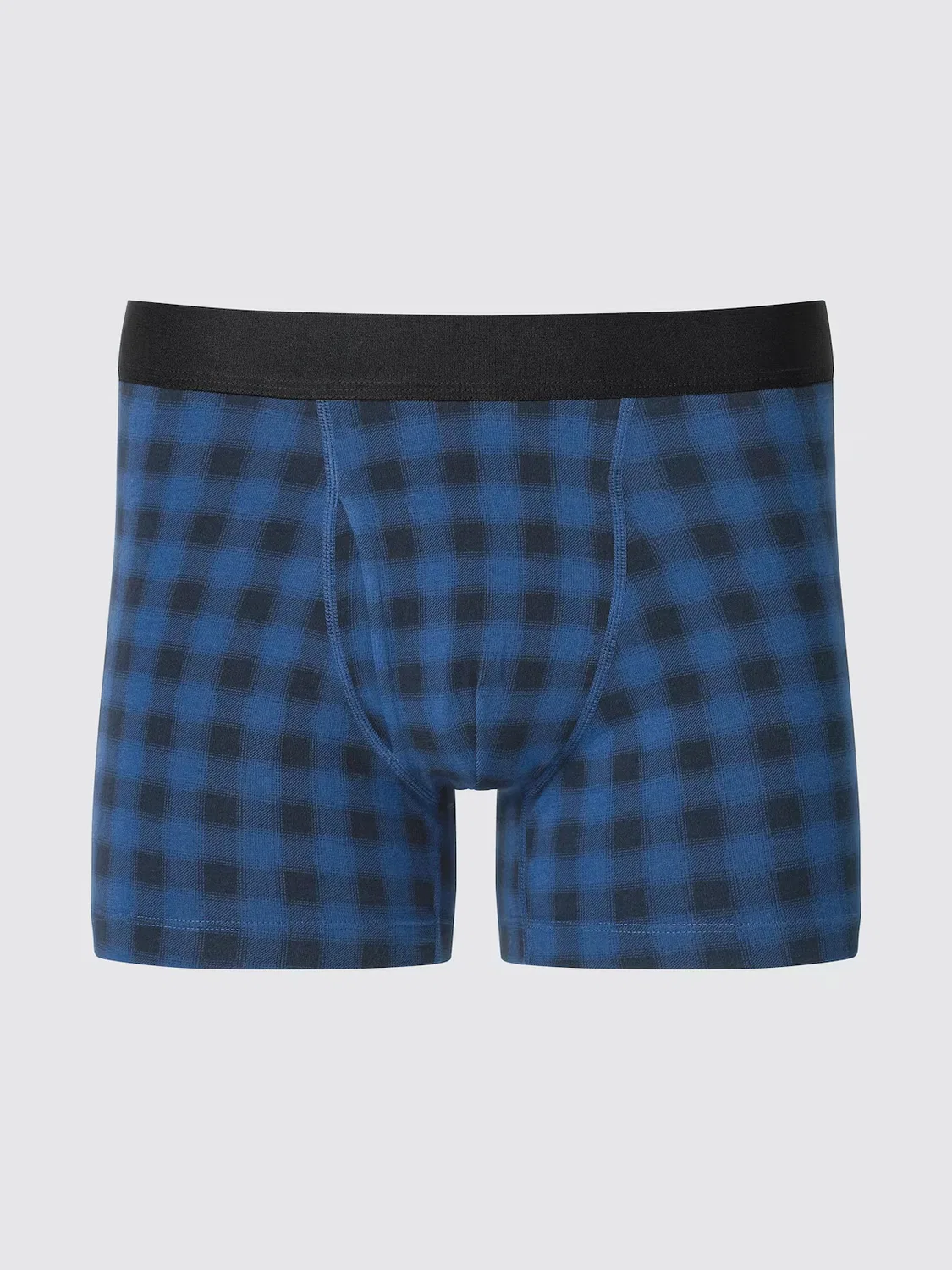 Боксерские трусы Uniqlo, клетчатый омбре, синий