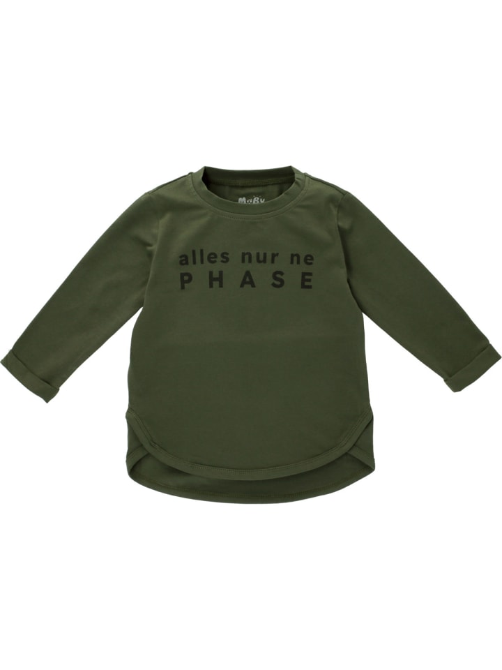 

Рубашка с длинными рукавами. Это всего лишь этап, зеленый. MaBu Kids