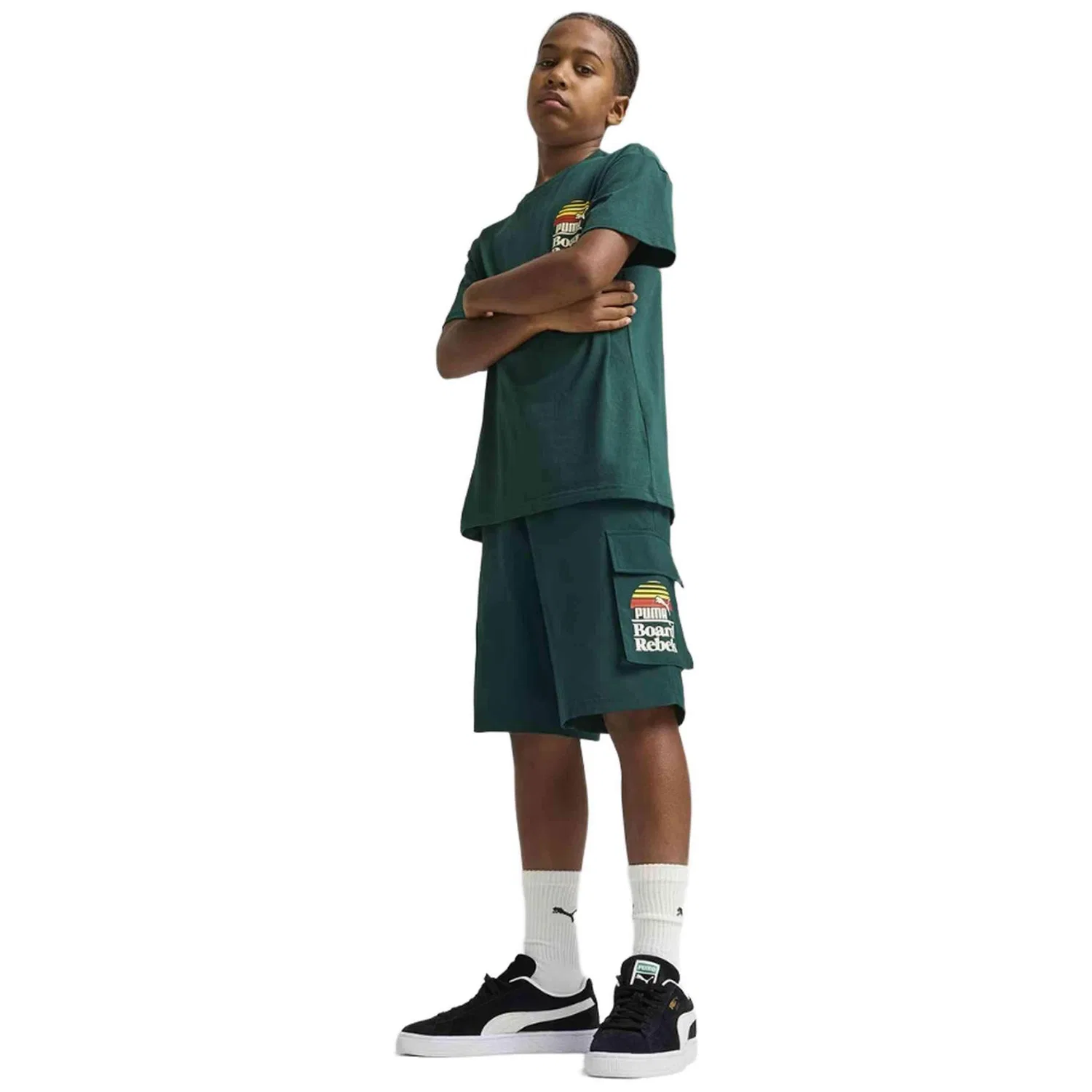 Детские шорты для мальчиков Puma 685154-60, Bunt — фото 2