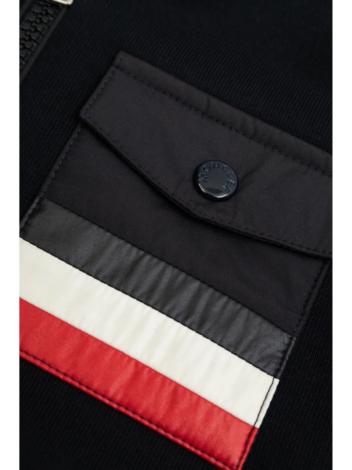 Худи на молнии Moncler, синий — фото 4