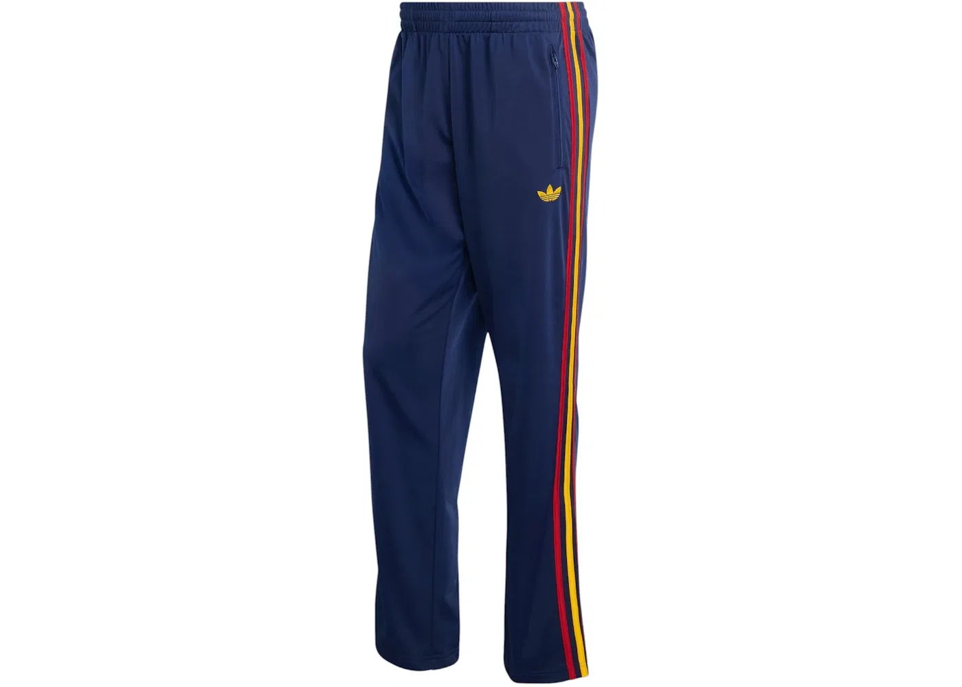 Мужские спортивные штаны с принтом Firebird Track Pants Adidas, Dark Blue Crew Yellow Team Power Red