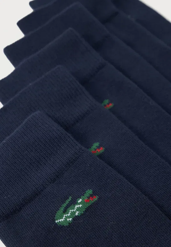 Носки Lacoste Унисекс, Набор из 6 пар, Темно-синий — фото 2