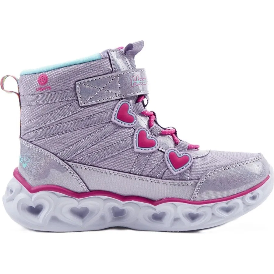Детские кроссовки со светящимися вставками Heart Lights Sweet Styling Skechers, Фиолетовый — фото 2