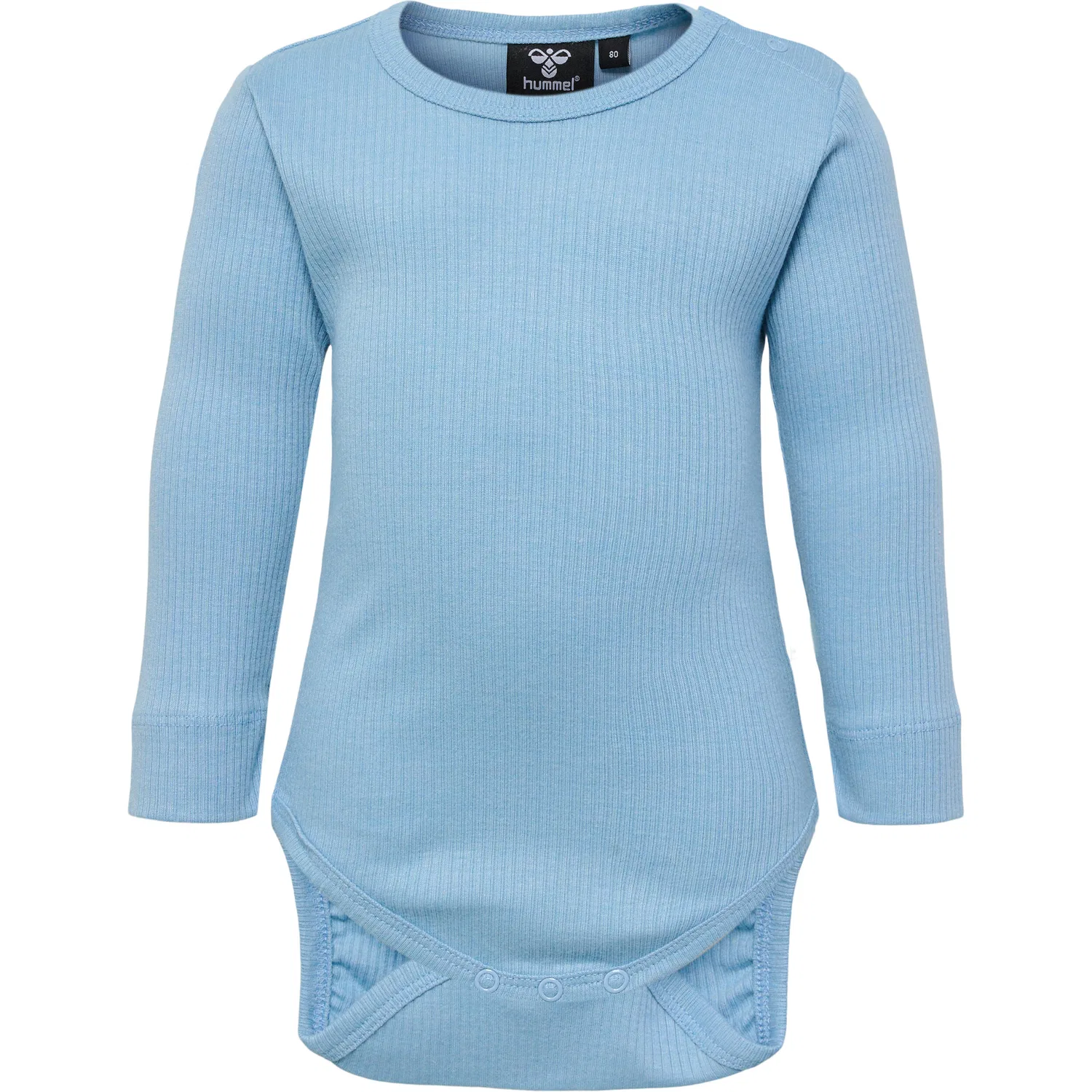Детский боди с длинным рукавом Rene Hummel, Blau Petrolblau Dunkelblau