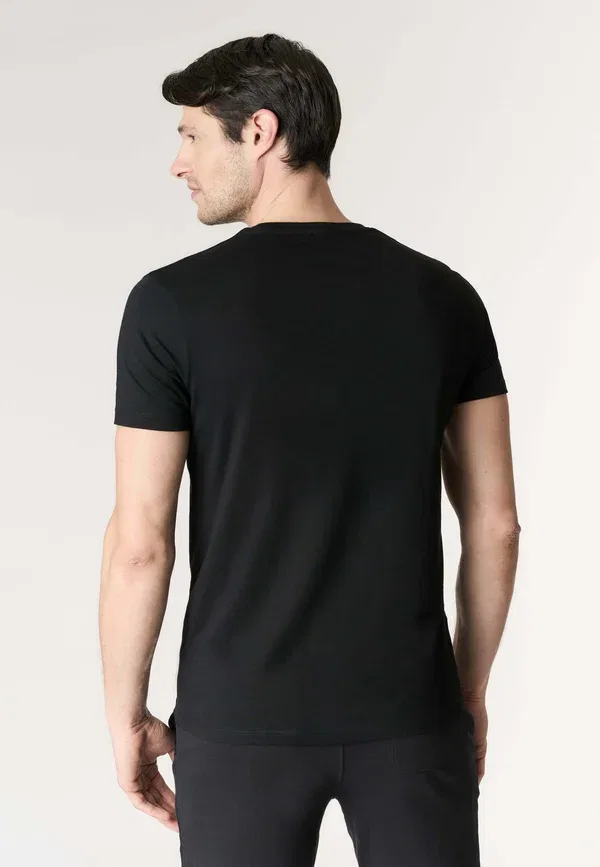 Футболка хлопковая Print T-shirt U.S. Polo Assn., черный — фото 3