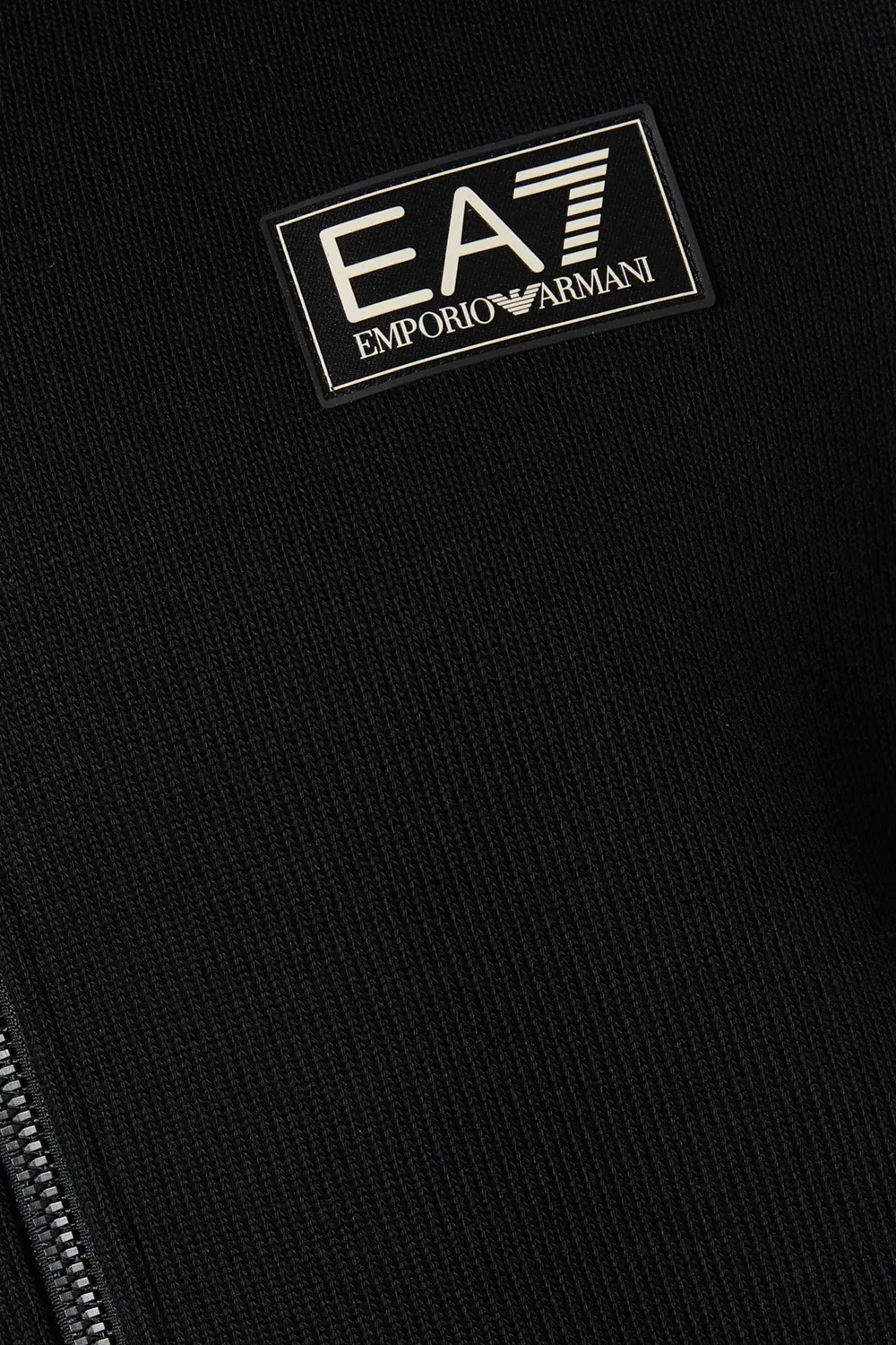 Худи с логотипом-патчем Emporio Armani, черный — фото 4