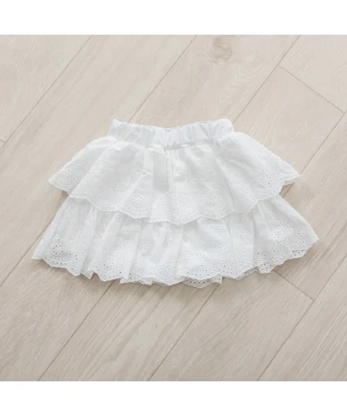 Toys"R"Us/Babies"R"Us Детская юбка-шорты с рюшами First Closet x mio, Белый — фото 2