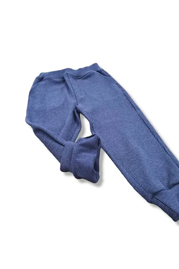 Детские спортивные штаны для мальчиков с карманами Bobby Jr Kidswear, Dark Blue — фото 3