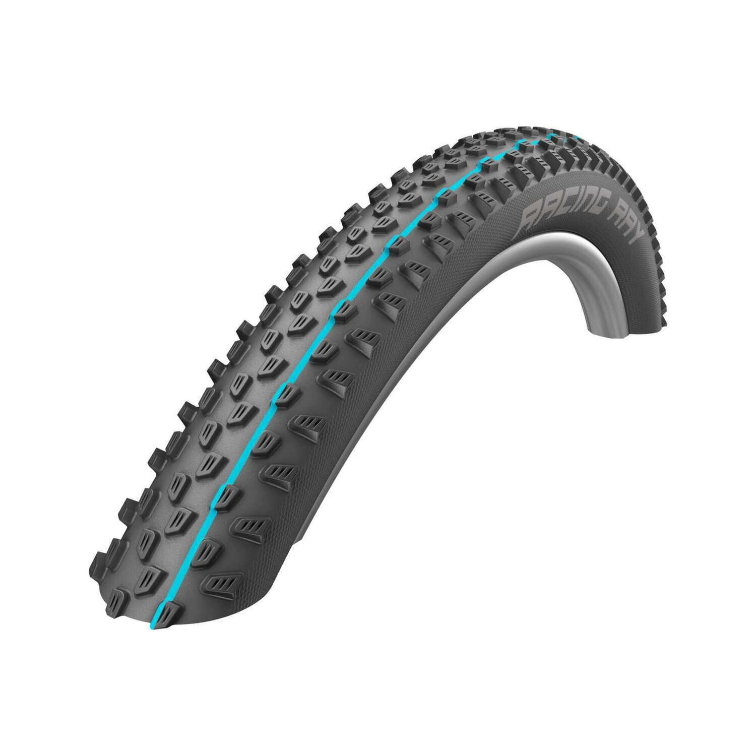 

Складная покрышка Racing Ray — 27,5x2,25 дюйма — Super Ground SnakeSkin Addix SpeedGrip SCHWALBE, черный / черный / черный