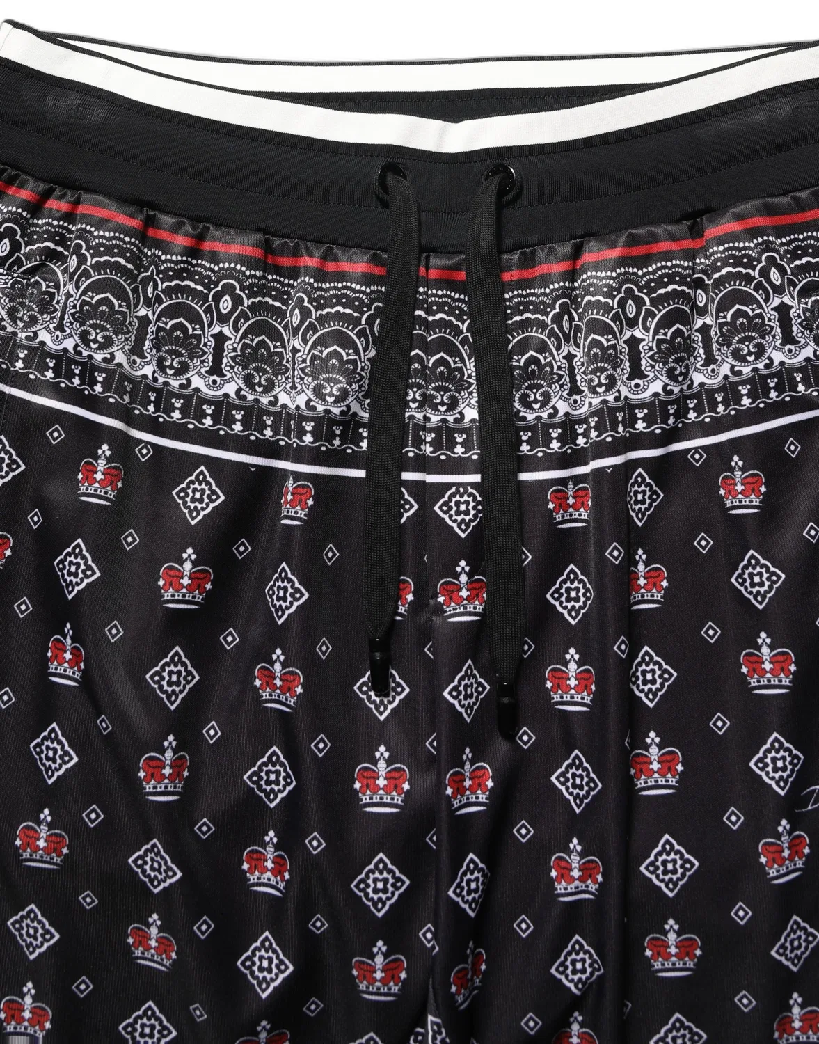 Мужские брюки-джоггеры с логотипом Black Bandana Crown Dolce & Gabbana, Black — фото 2