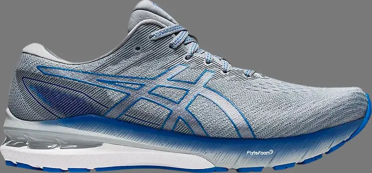 

Кроссовки gt 2000 10 2e wide 'sheet rock electric blue' Asics, серый