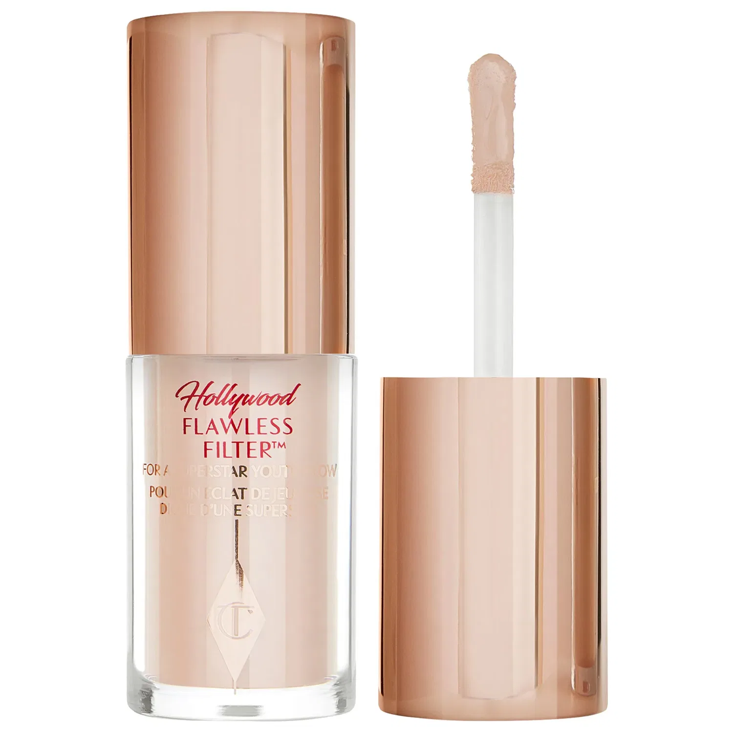 Тональный фильтр-хайлайтер Mini Hollywood Flawless Filter Charlotte Tilbury, 2 Fair