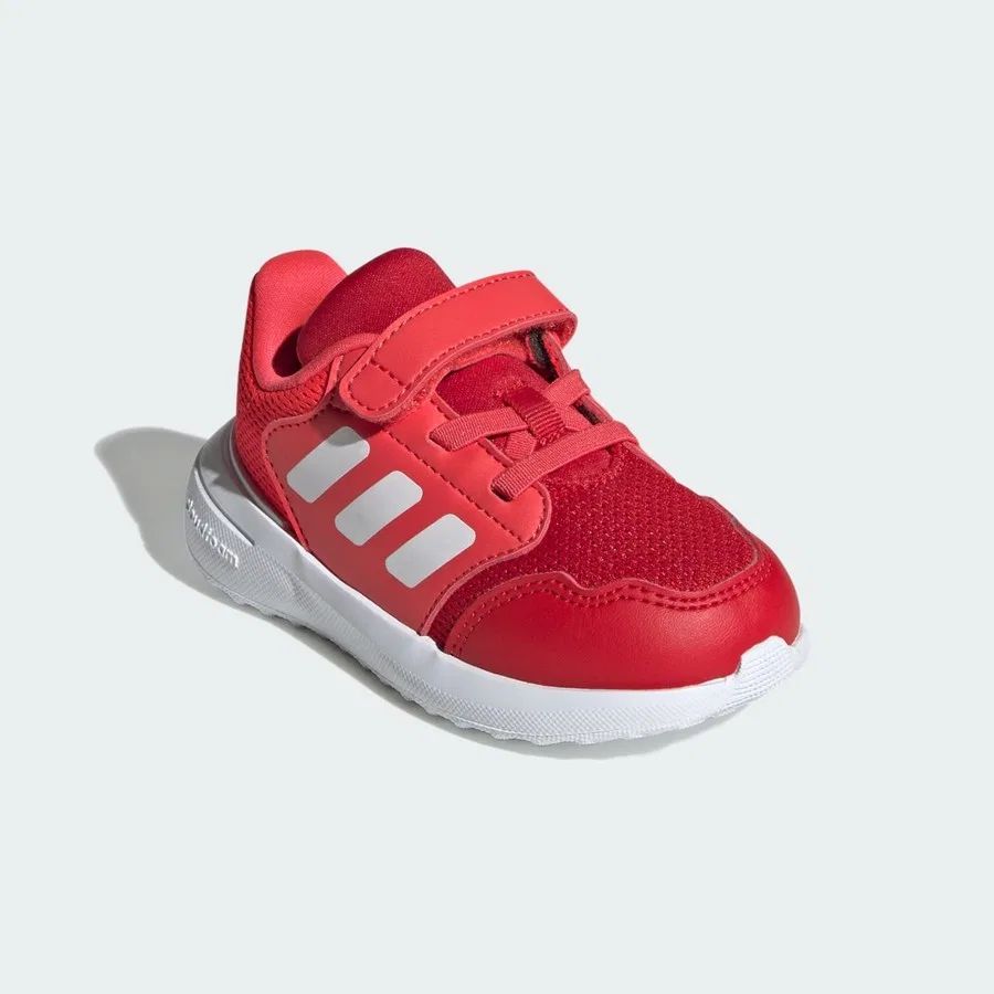 Детские спортивные кроссовки с застежкой-липучкой Tensaur Run 3.0 adidas, Красно-белый — фото 4