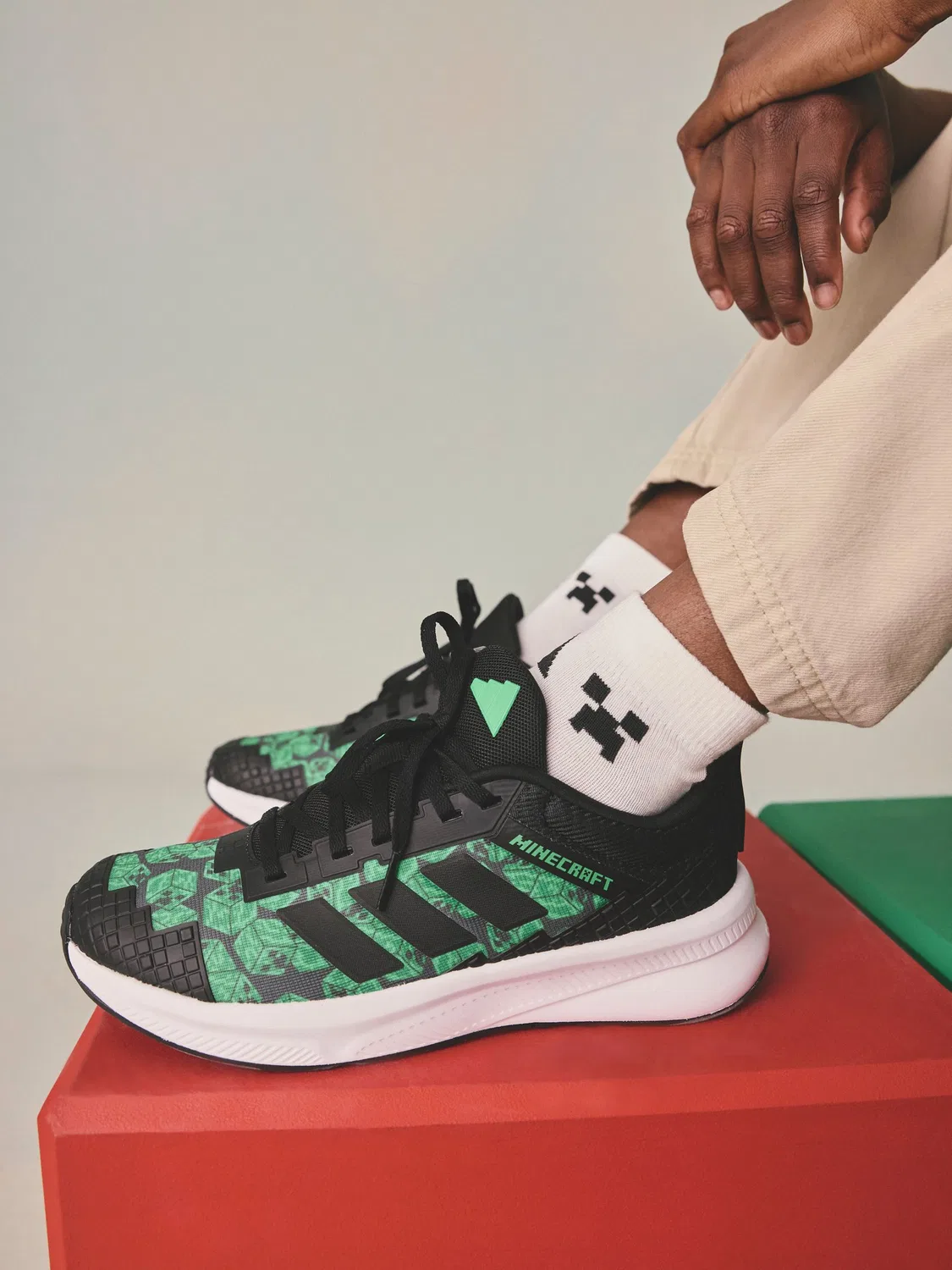 Кроссовки adidas Minecraft Fortarun 4.0, черный