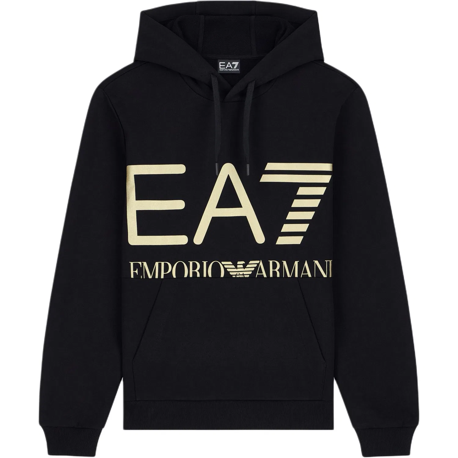 Мужской свитшот с капюшоном Emporio Armani EA7, Black