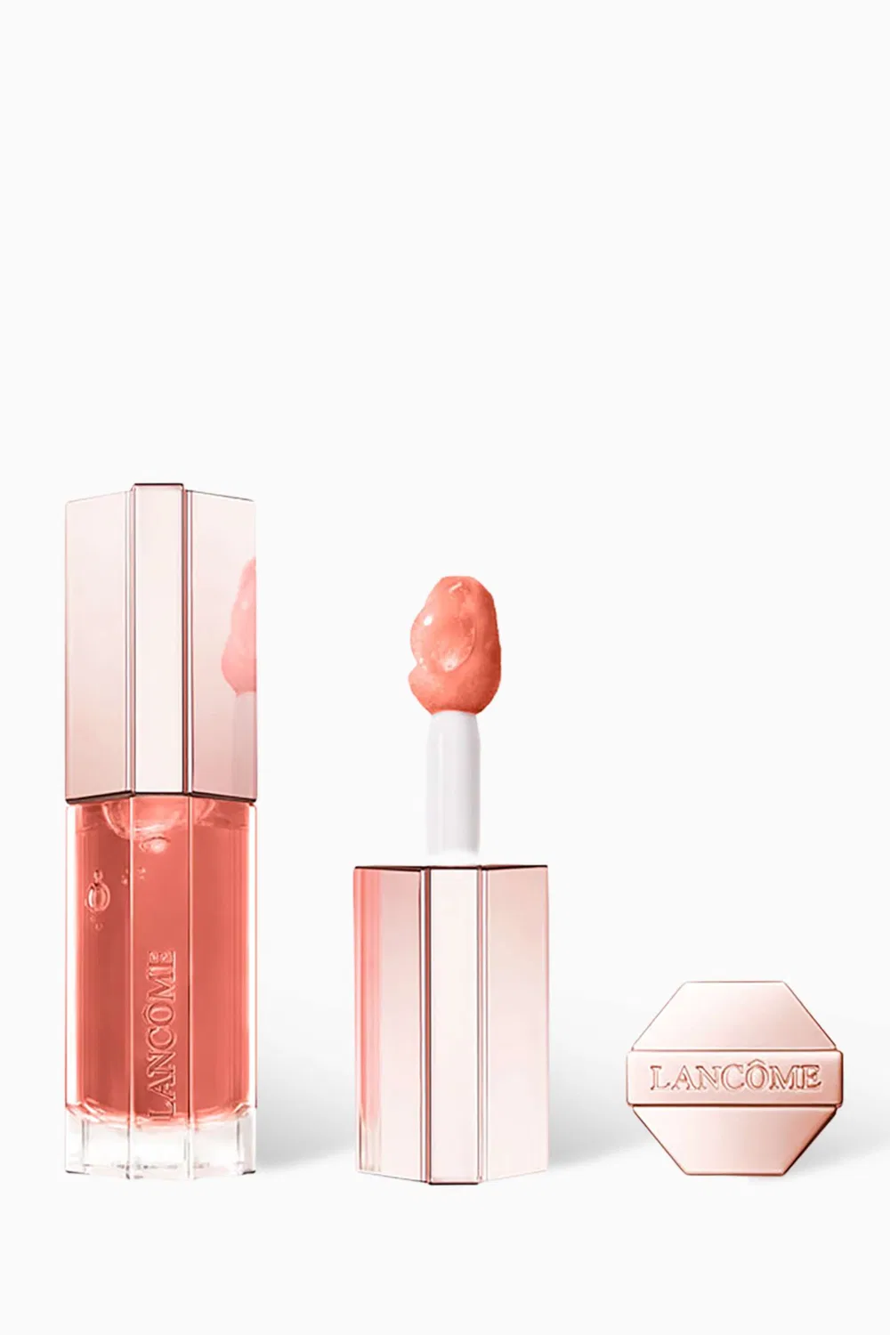 Блеск для губ увлажняющий Idôle Juicytreat Juicy Oil-in-Gloss Lancôme, коричневый
